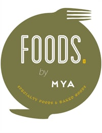 the logo for foods by mya